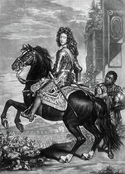 King of England William III, (print)