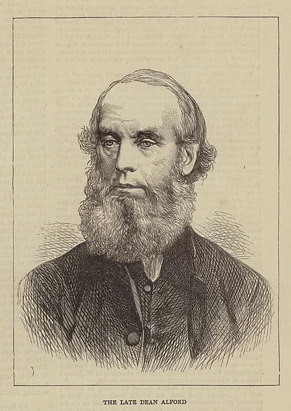 The Late Dean Alford (engraving)