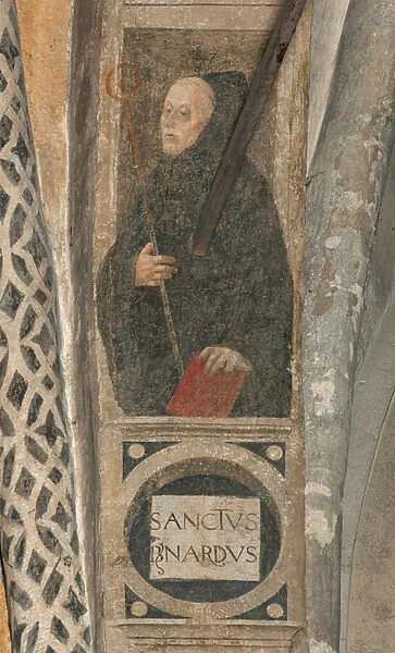 Milan, S. Pietro in Gessate Church, Grifi Chapel, Arch of the Volta, Bernardino Butinone and Bernardo Zenale, 1489  /  93, San Bernardo