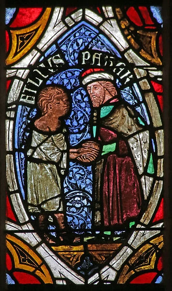 Niederhaslach, Church of St John the Baptist, 1360 (stained glass)