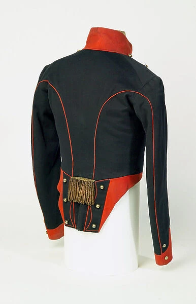 Officers short-tailed coatee, 8th (Kings Royal Irish) Light Dragoons, 1815 circa. (fabric)