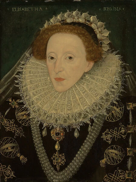 Portrait of Queen Elizabeth I, c. 1580 (oil on panel)