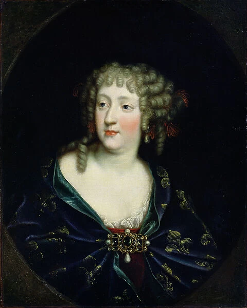 Portrait of Queen Marie-Therese of France (1638-83) (oil on canvas)