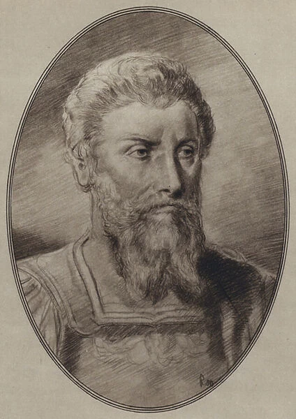 Portraits of Great Philosophers: Marcus Aurelius (litho)