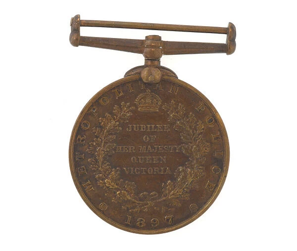 Queen Victoria Diamond Jubilee Medal 1897, J Pargiter, Metropolitan Police (metal)