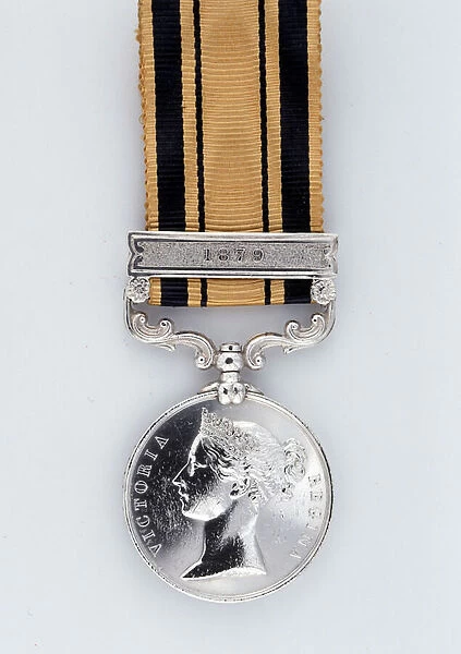 South Africa Medal for Zulu and Basuto Wars 1877-79, Colour Sergeant H Maistre, 94th Regiment of Foot (metal)