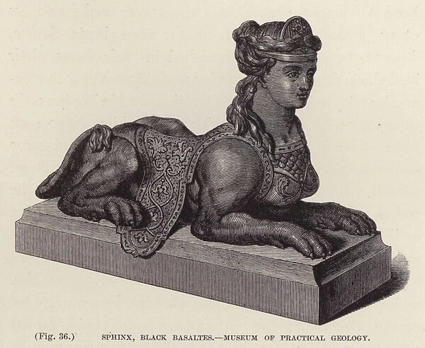 Sphinx, Black Basaltes (engraving)