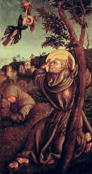 St. Francis receiving the Stigmata
