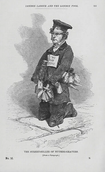 The Street-Seller of Nutmeg-Graters (engraving)