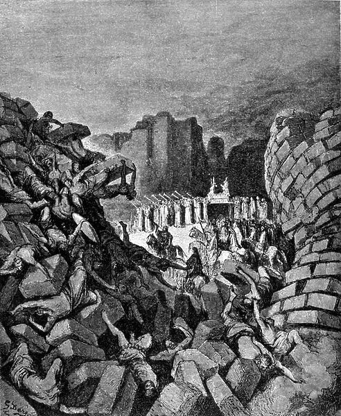 The walls of Jericho collapsed to the sound of the Trumpets of Hosea