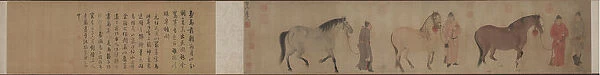 Three Horses Four Grooms 1320s Ren Renfa Chinese