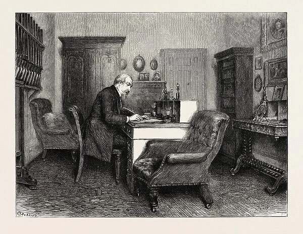 The Study of Napoleon III at Chislehurst, the Last Letter, Uk