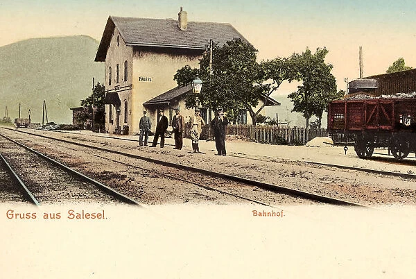 Train stations Usti nad Labem 1903