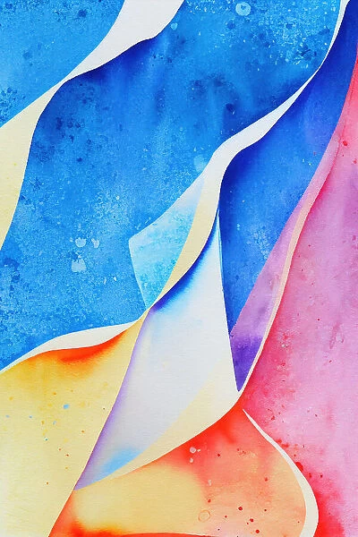 Nature Inspired Abstract Watercolor (Day 8)