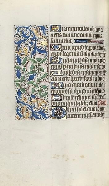 Book of Hours (Use of Rouen): fol. 90v, c. 1470. Creator: Master of the Geneva Latini (French