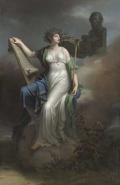 Calliope, Muse of Epic Poetry, 1798. Creator: Charles Meynier (French, 1768-1832)