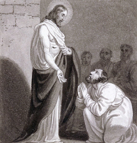 Christ and St Thomas, c1810-c1844. Artist: Henry Corbould