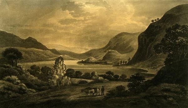 Loch Lubnaig, West-end, 1802. Creator: Unknown