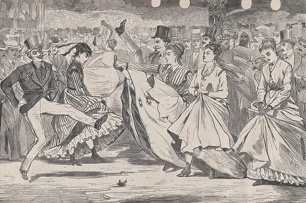 A Parisian Ball - Dancing at the Mabille, Paris (Harpers Weekly, Vol