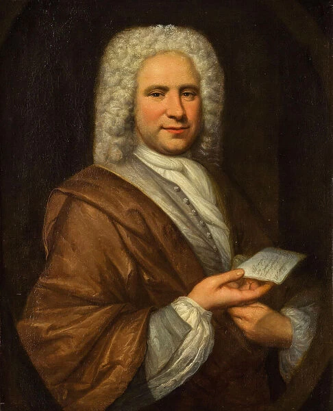 Portrait of the composer and flautist Michel de la Barre (1675-1745)