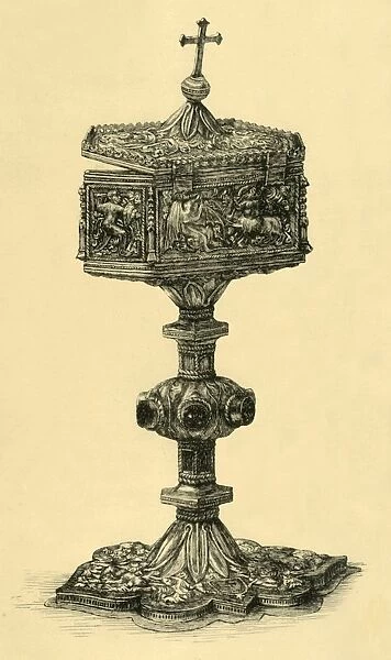 Standing pyx, c1490-1520, (1881). Creator: Thomas Riley