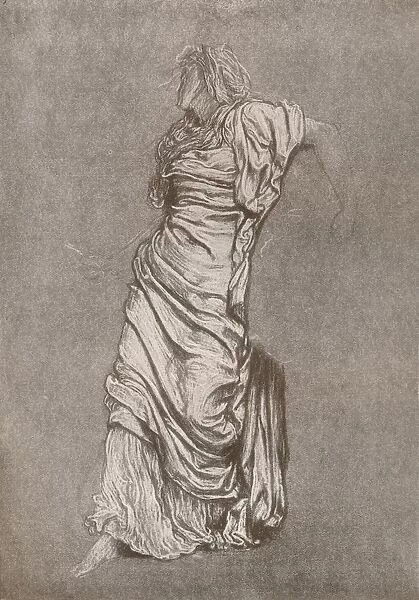 Study for Rizpah, c1870, (1897). Artist: Frederic Leighton