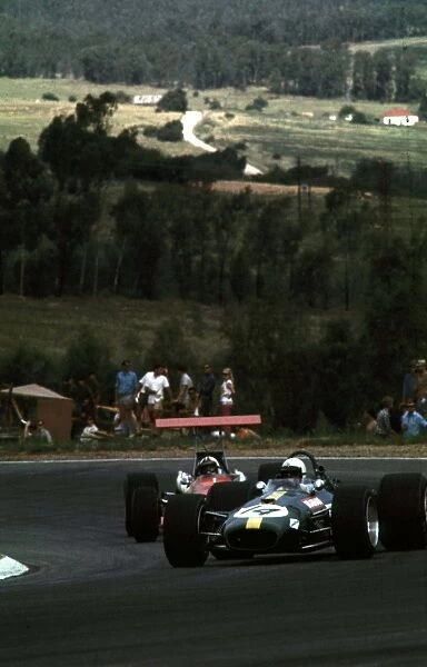 J. Brabham & C. Amon: South African Grand Prix, Kyalami, 27 Feb - 1 Mar 69