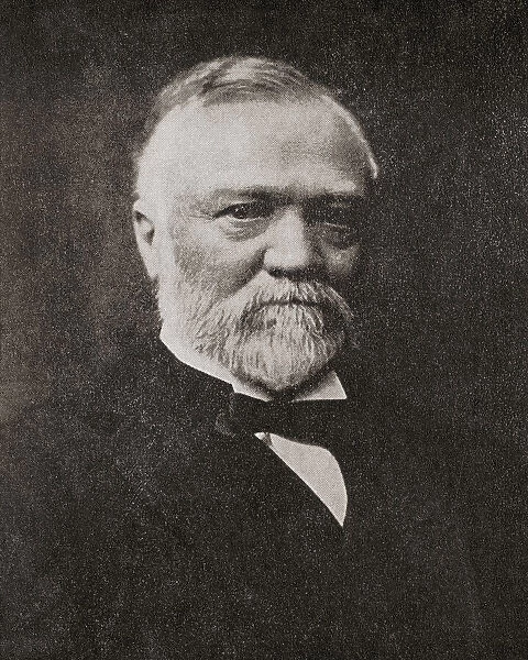 Andrew Carnegie, 1835 - 1919. Scottish-American industrialist, business magnate, and philanthropist. From The Business Encyclopedia and Legal Adviser, published 1920