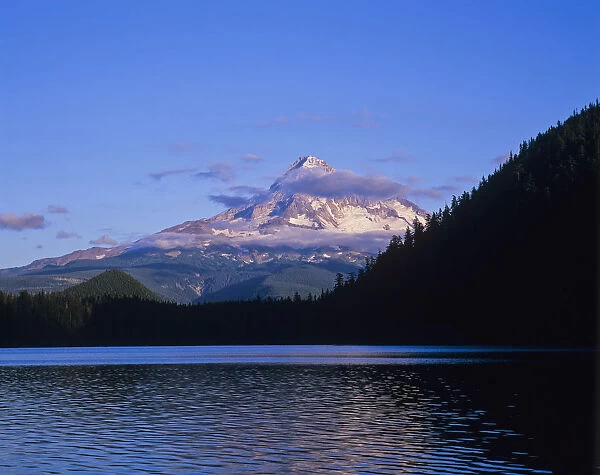 Mount Hoods Looms Over Lost Lake; Hood River, Oregon, United States Of America