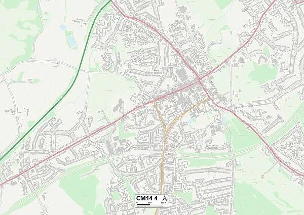 Brentwood CM14 4 Map