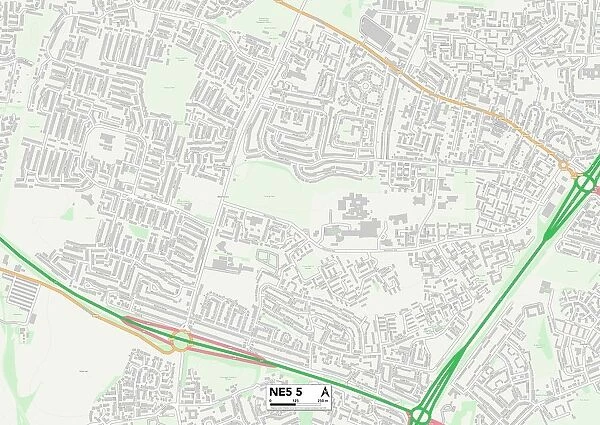 Newcastle NE5 5 Map