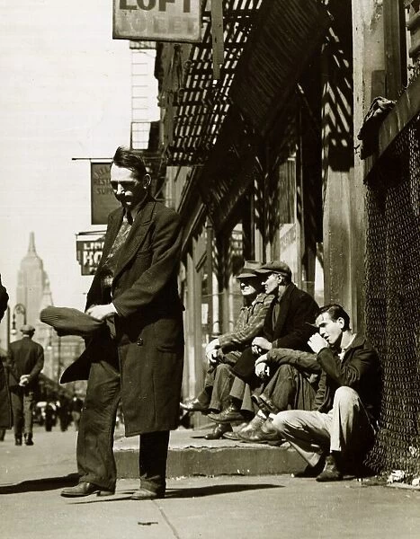 The Bowery flop house in New York City October 1947