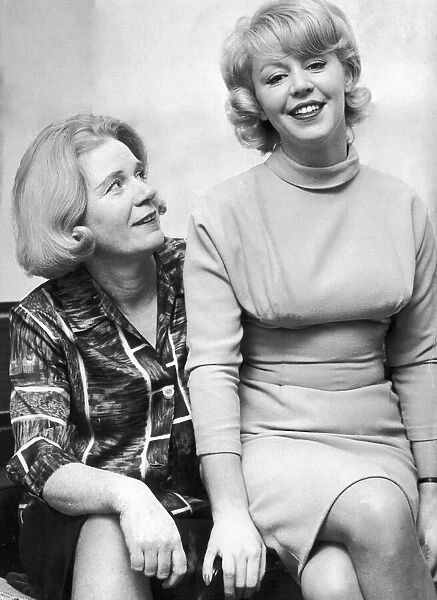 Kathy Kirby seen here with her mother 29th January 1964