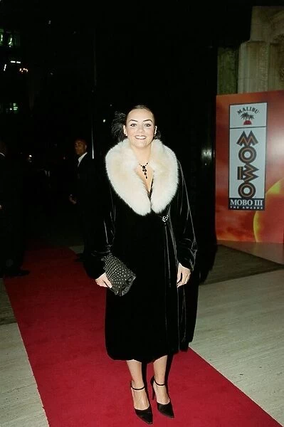 Martine McCutcheon Actress  /  Singer October 98 Arriving for the MOBO Awards at