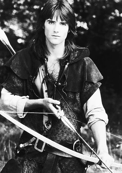 Michael Praed actor playing character Robin Hood. Robin of Sherwood