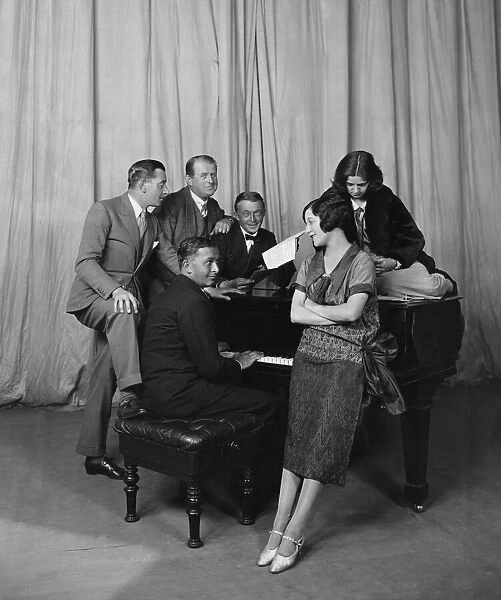 Scene from the new Co-Optimists performance at the Palace Theatre. 29th August 1924