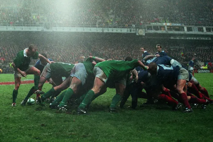 Framed Print : Scrum Ireland V France 06 February 1999 Date: 06 February 1999 Framed Print : Scrum Ireland V France 06 February 1999 Date: 06 February 1999