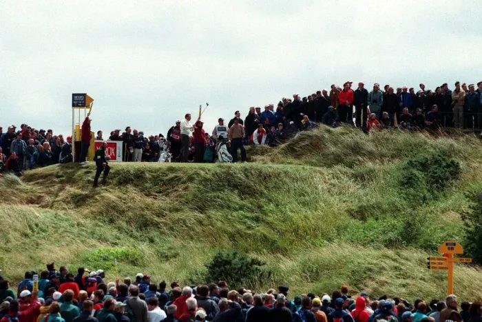 Framed Print : 11th Tee With Crowd