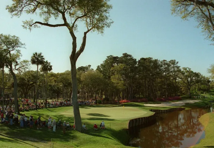 Framed Print : 13th Hole At Sawgrass