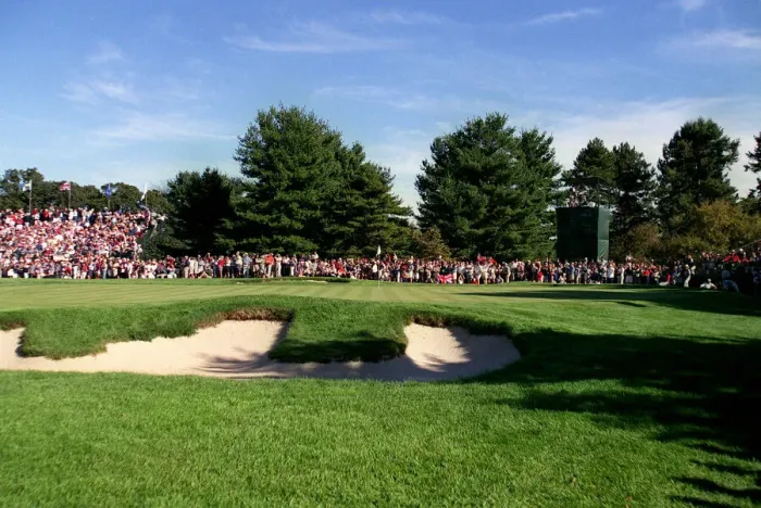Framed Print : 15th Green, Brookline Cc