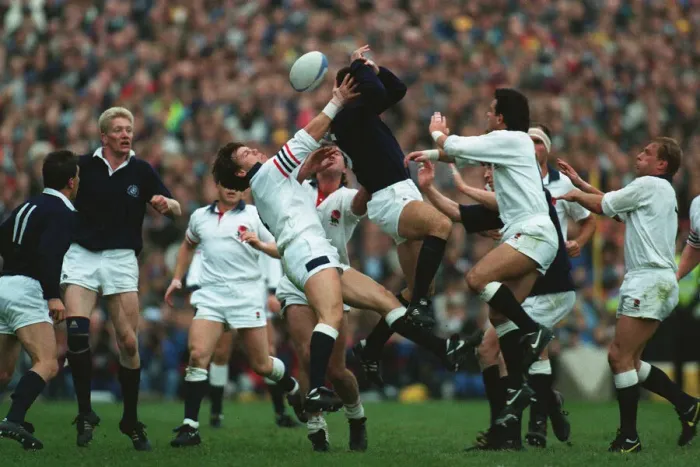 Framed Print : Action Scotland V England Rugby Union 29 October 1991 Date: 29 October 1991 Framed Print : Action Scotland V England Rugby Union 29 October 1991 Date: 29 October 1991