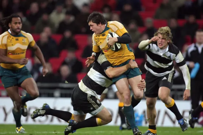 Framed Print : Adam Ashley-Cooper, Dev Villiers & Francois Steyn