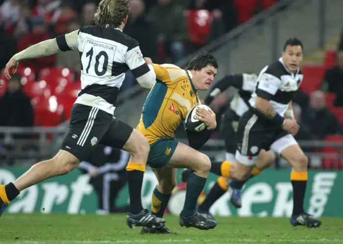 Framed Print : Adam Ashley-Cooper & Francois Steyn