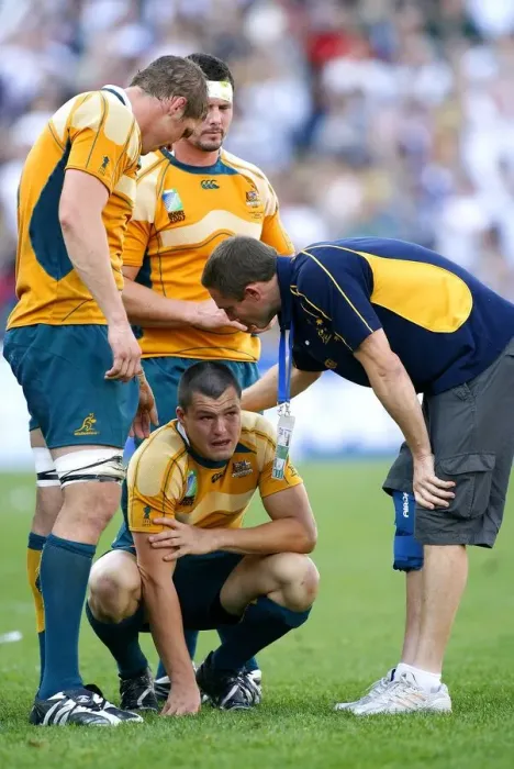 Framed Print : Adam Ashley-Cooper In Tears Framed Print : Adam Ashley-Cooper In Tears