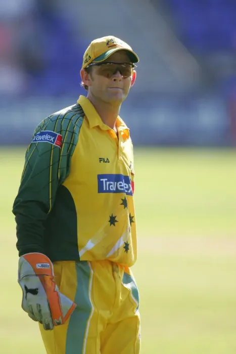 Framed Print : Adam Gilchrist Framed Print : Adam Gilchrist