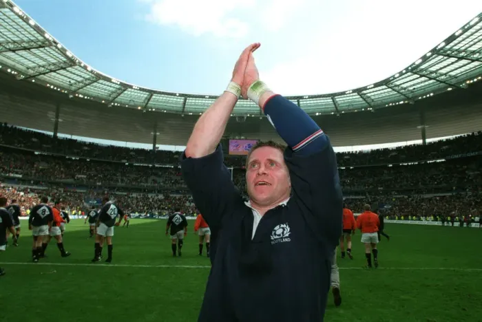 Framed Print : Alan Tait Celebrates Victory