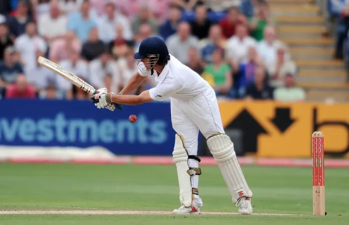 Framed Print : Alastair Cook Bowled Lbw By Mitchell Johnson Framed Print : Alastair Cook Bowled Lbw By Mitchell Johnson