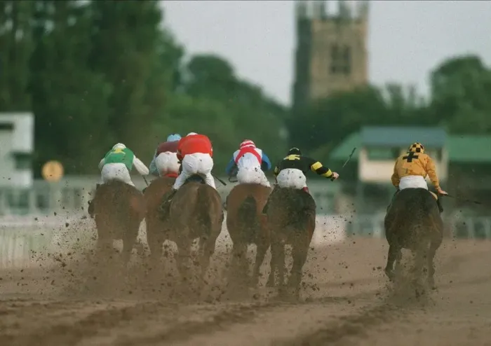 Framed Print : All Weather Racing Southwell Framed Print : All Weather Racing Southwell