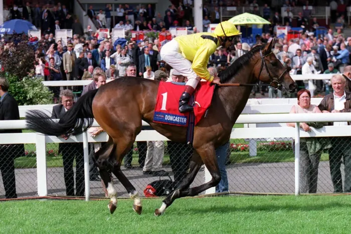 Framed Print : Ameerat Ridden By L.Dettori Doncaster Races 09 September 2000 Date: 09 September 2000 Framed Print : Ameerat Ridden By L.Dettori Doncaster Races 09 September 2000 Date: 09 September 2000
