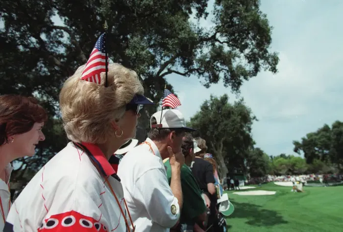Framed Print : American Golf Spectators Framed Print : American Golf Spectators